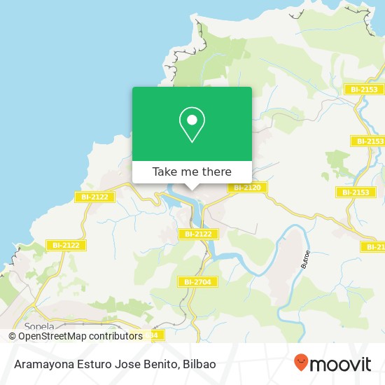 Aramayona Esturo Jose Benito map