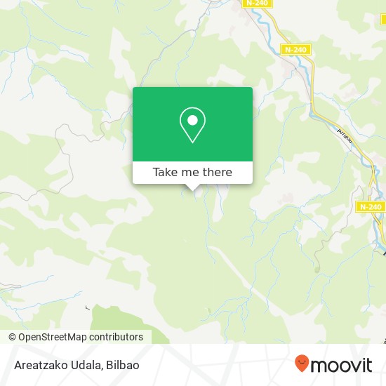 Areatzako Udala map