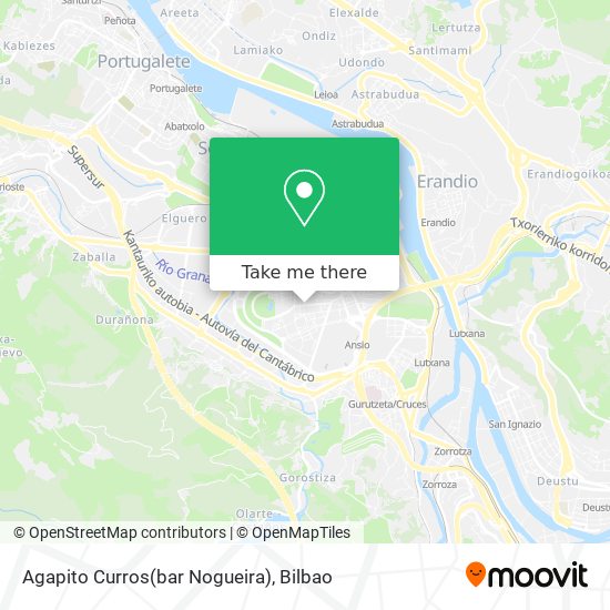 Agapito Curros(bar Nogueira) map