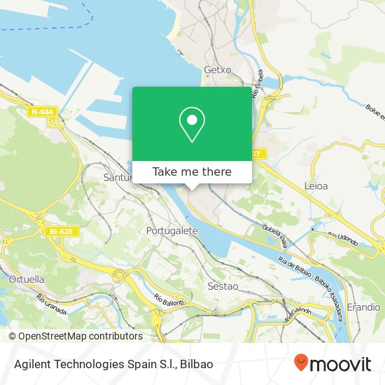 Agilent Technologies Spain S.l. map