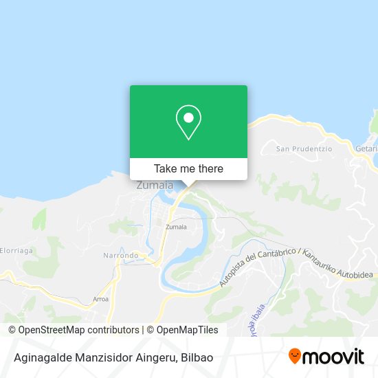 Aginagalde Manzisidor Aingeru map