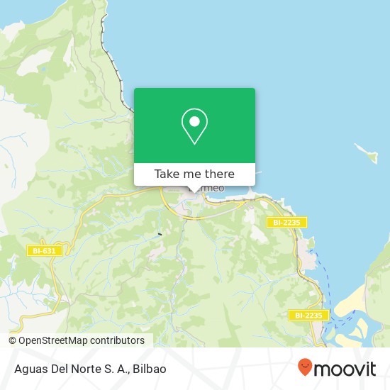 mapa Aguas Del Norte S. A.