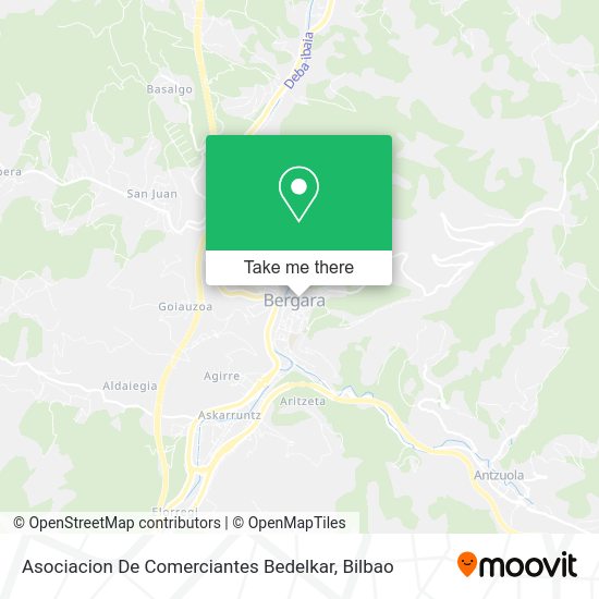 Asociacion De Comerciantes Bedelkar map