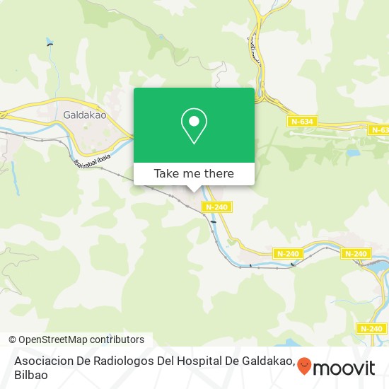 mapa Asociacion De Radiologos Del Hospital De Galdakao