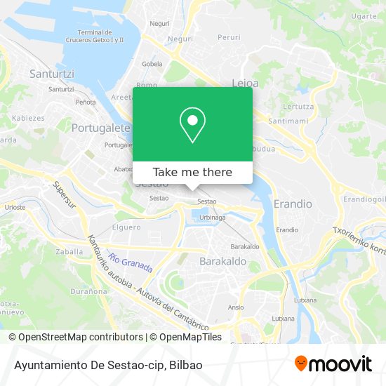 Ayuntamiento De Sestao-cip map