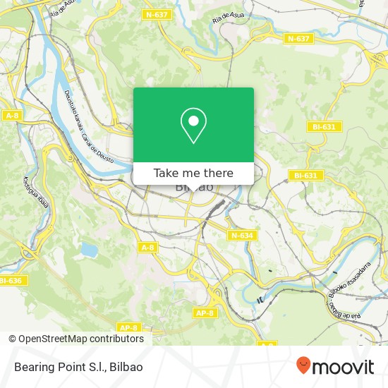 mapa Bearing Point S.l.