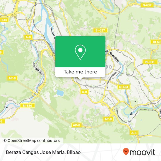 mapa Beraza Cangas Jose Maria