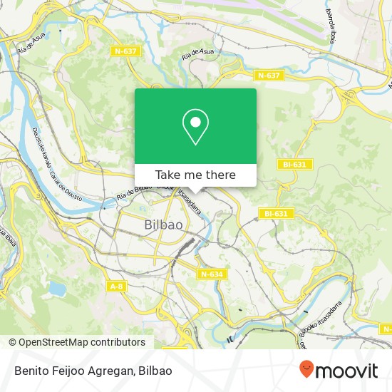 Benito Feijoo Agregan map