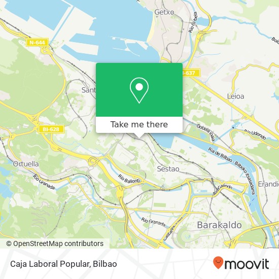 mapa Caja Laboral Popular