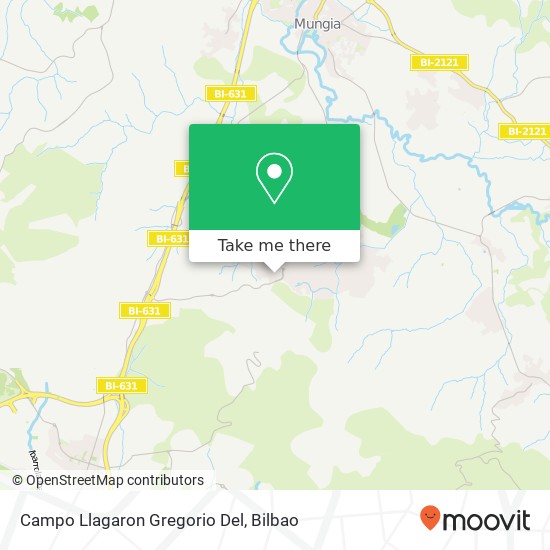 mapa Campo Llagaron Gregorio Del