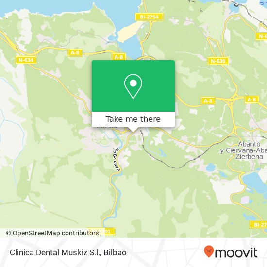 Clinica Dental Muskiz S.l. map