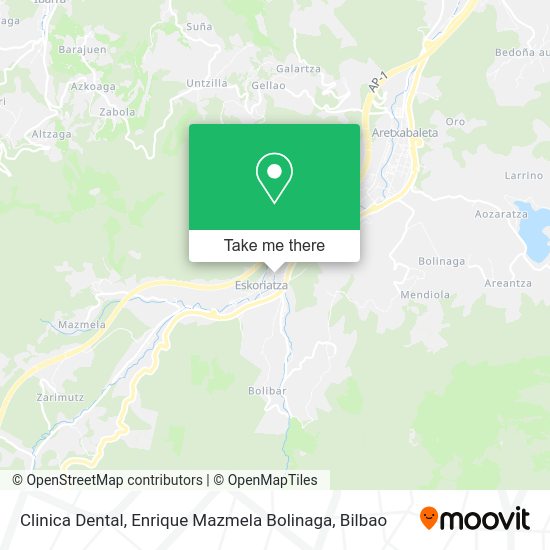 Clinica Dental, Enrique Mazmela Bolinaga map