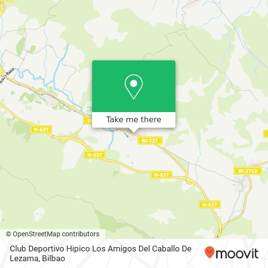 Club Deportivo Hipico Los Amigos Del Caballo De Lezama map