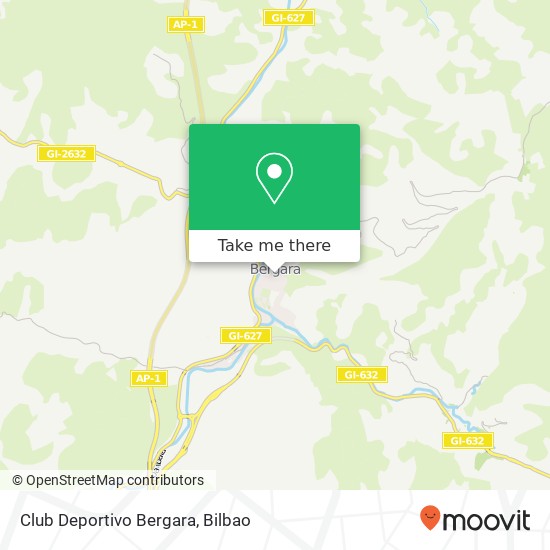 Club Deportivo Bergara map