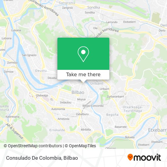 Consulado De Colombia map