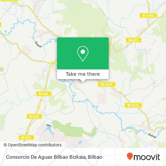 mapa Consorcio De Aguas Bilbao Bizkaia