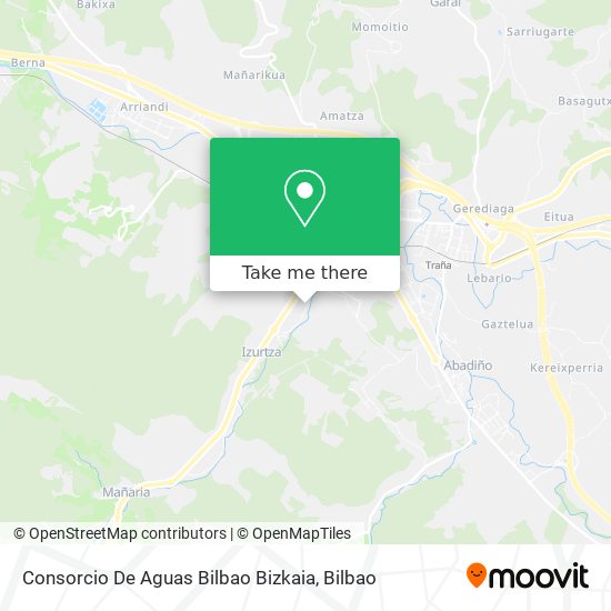 Consorcio De Aguas Bilbao Bizkaia map