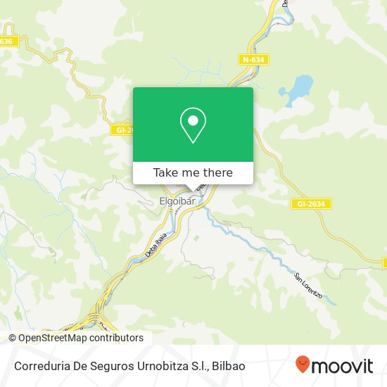 Correduria De Seguros Urnobitza S.l. map