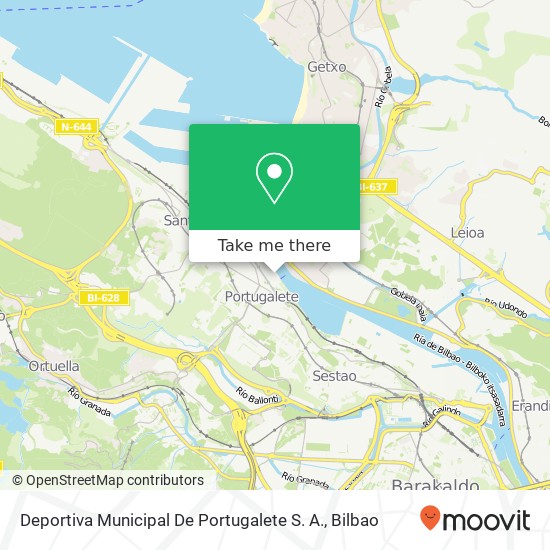 Deportiva Municipal De Portugalete S. A. map