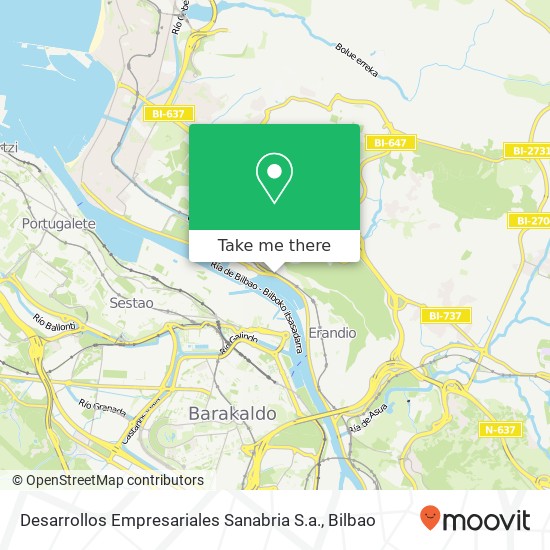 Desarrollos Empresariales Sanabria S.a. map