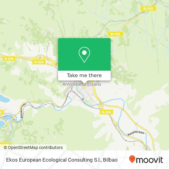 mapa Ekos European Ecological Consulting S.l.
