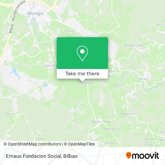 Emaus Fundacion Social map