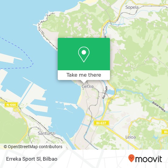 mapa Erreka Sport Sl