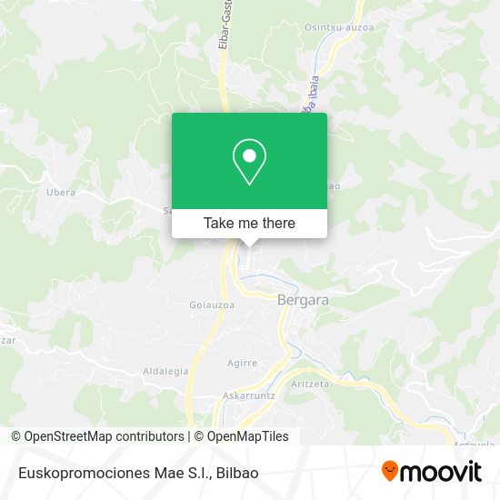 Euskopromociones Mae S.l. map