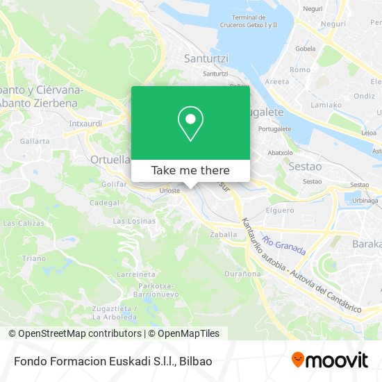 mapa Fondo Formacion Euskadi S.l.l.