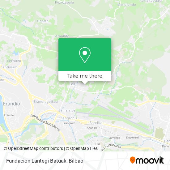 mapa Fundacion Lantegi Batuak