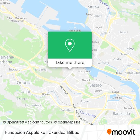 mapa Fundacion Aspaldiko Irakundea