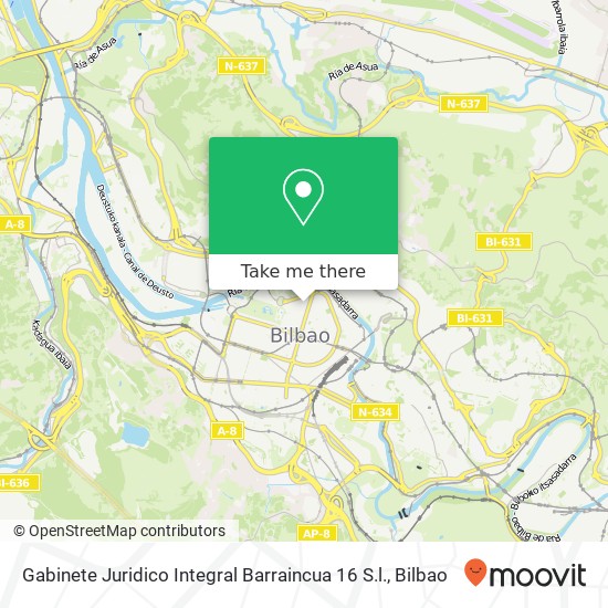 Gabinete Juridico Integral Barraincua 16 S.l. map