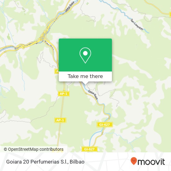 Goiara 20 Perfumerias S.l. map