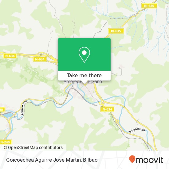 Goicoechea Aguirre Jose Martin map