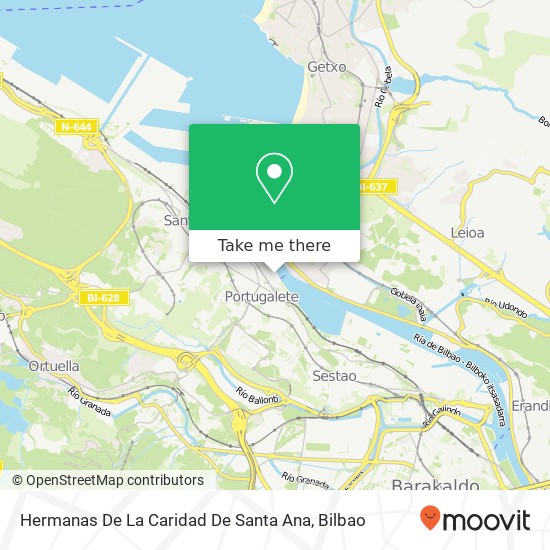 Hermanas De La Caridad De Santa Ana map