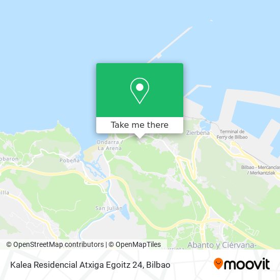 Kalea Residencial Atxiga Egoitz 24 map