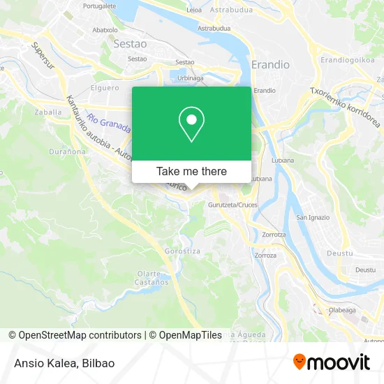 mapa Ansio Kalea
