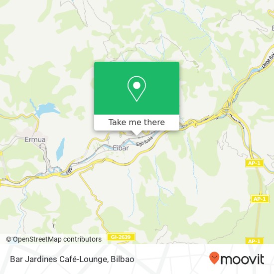 Bar Jardines Café-Lounge map