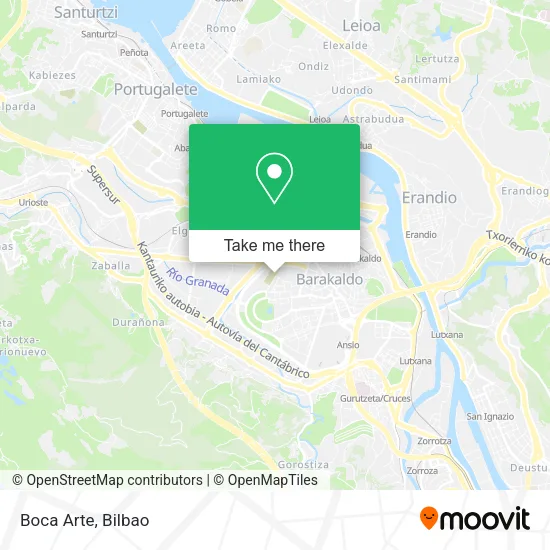 Boca Arte map
