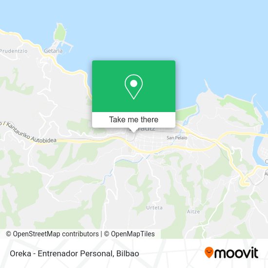 Oreka - Entrenador Personal map