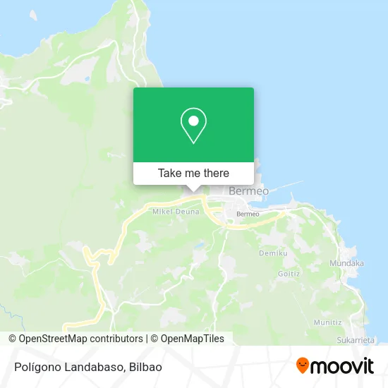 Polígono Landabaso map