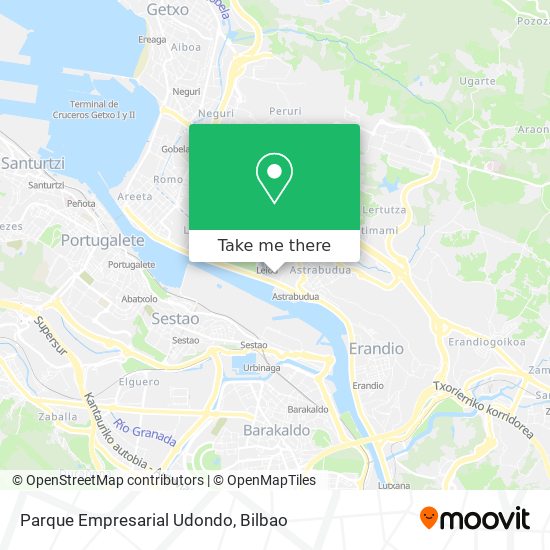 mapa Parque Empresarial Udondo