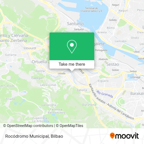 Rocódromo Municipal map