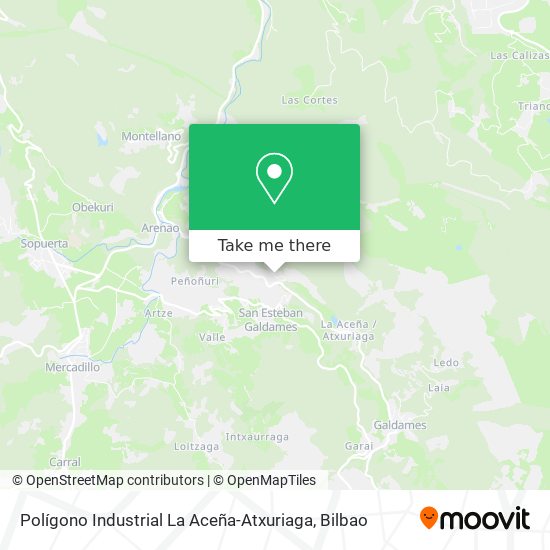 Polígono Industrial La Aceña-Atxuriaga map