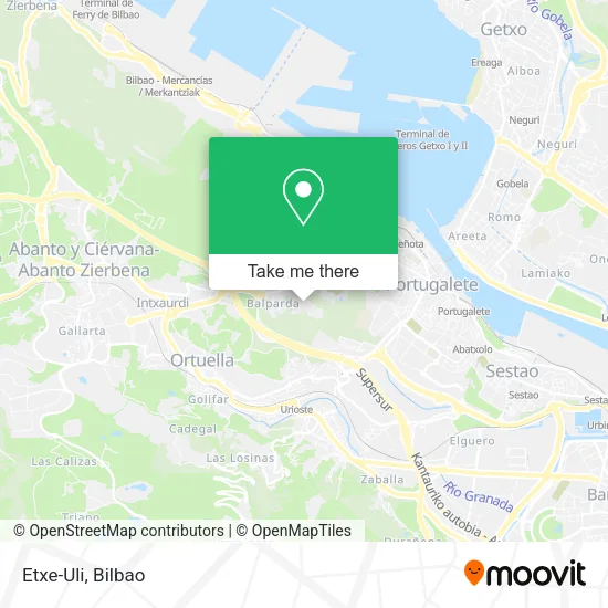 Etxe-Uli map