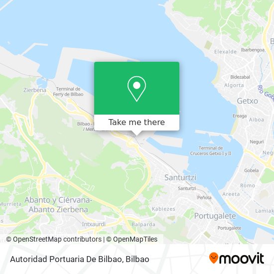 mapa Autoridad Portuaria De Bilbao
