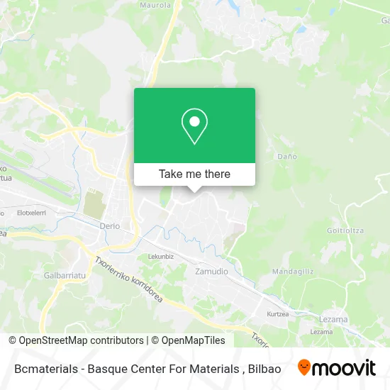 Bcmaterials - Basque Center For Materials map