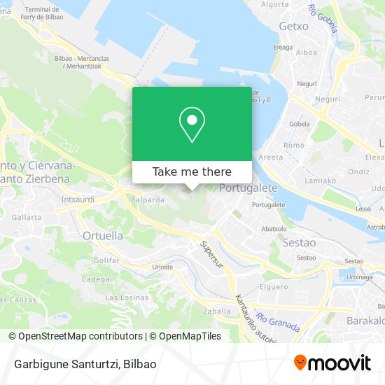 Garbigune Santurtzi map