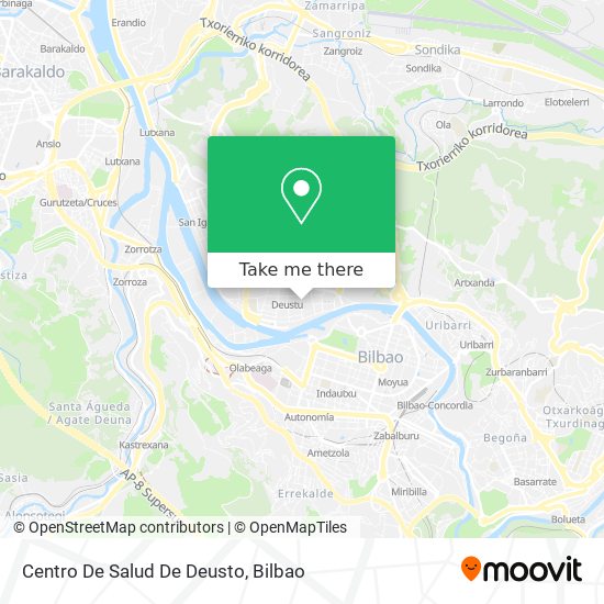 Centro De Salud De Deusto map