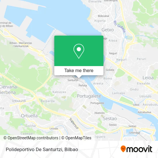 Polideportivo De Santurtzi map